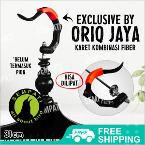 SEMPATI Gantungan Lipat Logo Oriq Jaya Stainless Anti Slip Sangkar Kandang Burung Murai Kacer Anis Pleci Lovebird GTSBLOJ