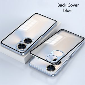 Aluminium Alloy Metal Frame Case For Huawei Nova 12 SE Case Matte Clear Phone Acrylic Back Cover For Nova12 SE Nova 11SE Bumper