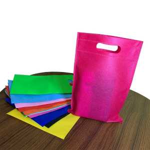 (Model OvaL) Kodian 10 & 20 Tas Kain Spunbond Uk 20x26 cm Goodiebag Bingkisan Souvenir Snack ultah