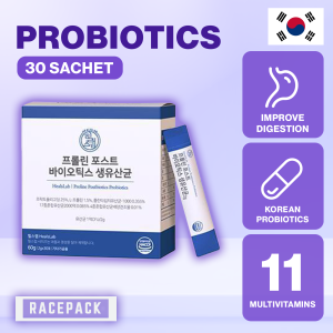Probiotics Supplement For Women and Men Proline Postbiotics Probiotics by Healslab 2g x 30 for 1 Months Supply 11 Multivitamins Improve Digestion