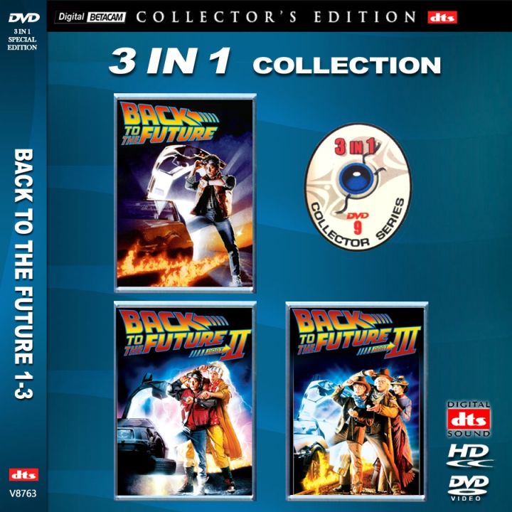 DVD Back to the Future English Movie 3 In 1 Collection v8763 Lazada