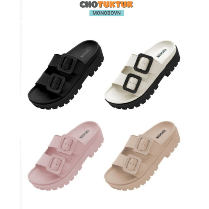 429Thailand Monobo Jello 2 Fashionable Horizontal Strap Slippers For Women xwy Lazada PH
