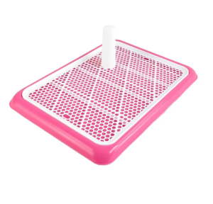 Lovinland Dog Toilet Large Space Puppy Training Potty Pad Pet Dogs Toilet Training Pad Pet Potty With Stand Removable Net Reusable Dog Potty Trainer