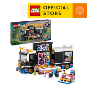 LEGO Friends 42619 Pop Star Music Tour Bus (845 Pieces) Mainan Anak Perempuan Building Block Toys