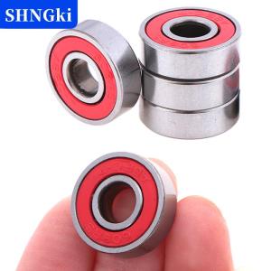 [COD] 🔥🔥🔥SHNGki 5pcs Đỏ ABEC-7 608RS Skateboard Con lăn kín vòng bi 8x22x7mm