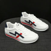 Trendy 2025 Little White Shoes for Women Korean - style Casual Running Flat Shoes (Please Add One Size) #2050