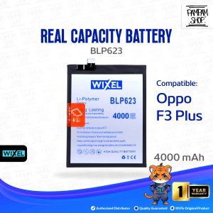 WIXEL Baterai Oppo F3 PLUS F3+ BLP623 Double Power Real Capacity Batre Batrai Battery Original Ori Dual BLP 623