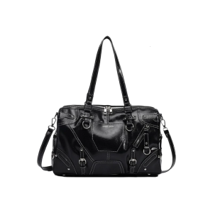 กระเป๋าสะพายไหล่ PU น้ำหนักเบากระเป๋าถือขนาดใหญ่ร่วมสมัยผู้หญิงกระเป๋าสะพายข้างเครื่องประดับแฟชั่นความจุมาก