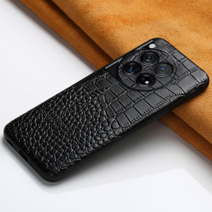 LANGSIDI Genuine Cowhide Leather Phone Case for Oneplus 12 One Plus Shockproof Luxury 360 Full Protection Back Cover Protector Shell Anti-Slip Shock-Absorbent Handmade Original Factory Top Seller