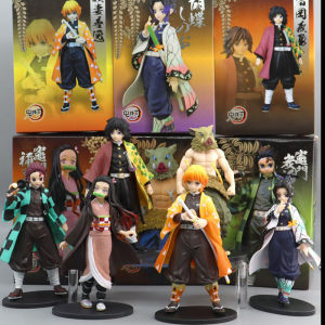pajangan action figure anime kimetsu no yaiba tanjiro nezuko zenitsu