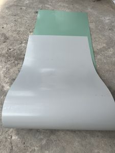 ( Cao từ 20cm đến 60cm x dày 2.5dem ) Tôn thiếc xanh phẳng chống thấm dột nước mưa tôn sắt mạ màu xanh