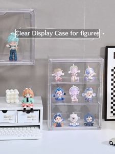 3 Layers Acrylic Display Case Dustproof Cup Kitchen Rack Cup Holder Stackable Magnetic Mug Storage Organizer Stackable