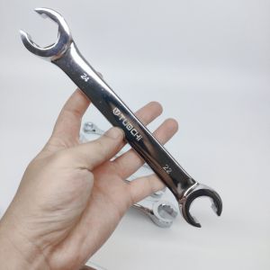 Cờ lê mở ống dầu Cờ lê chữ c tháo ống tuy ô dầu 2 đầu chính hãng Tuochi