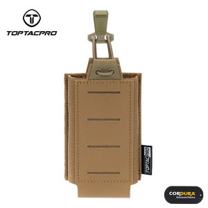 TOPTACPRO 556 Single Magazine Clip Bag  M4 Tactical Quick Draw Holster    Cut Elastic molle Toolkit