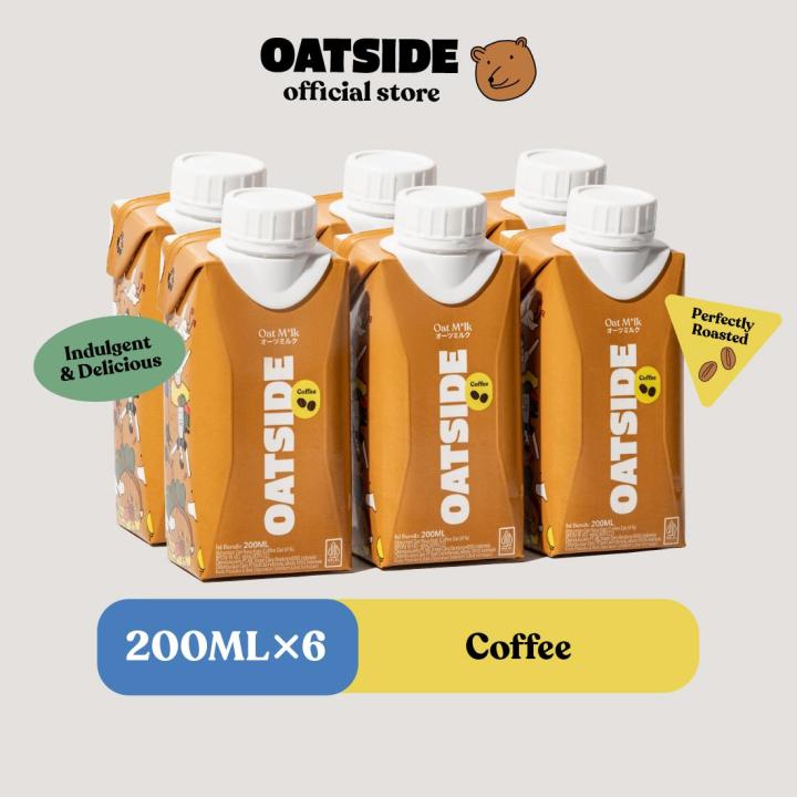 OATSIDE Mini Oat Milk Coffee 200ml (Bundling 6 pcs) - Susu Oat Rasa Kopi