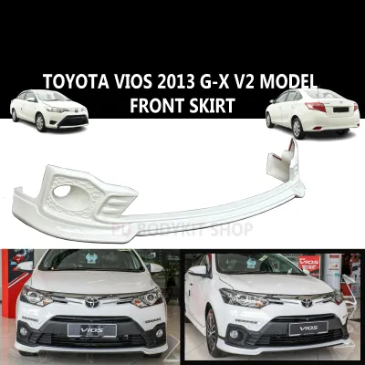 TOYOTA VIOS 2013-2018 NCP150 G-X V2 MODEL FULL SET BODYKIT BODYKIT FRONT SKIRT SIDE SKIRT REAR SKIRT MATERIAL ABS