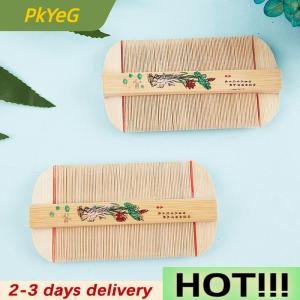 PkYeG Double Sided Handmade Lice Comb Remove Itching Scraping Head Flea Cootie Comb