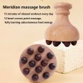 Dorisna massage bằng gỗ công cụ gỗ dẫn lưu hệ bạch huyết Massager chống cellulite Định hình vóc dáng công cụ cho bụng cổ vai Đau Giảm đau cơ bắp. 