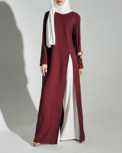 Setelan Dress terbaru big size L XL 2XL 3XL 4XL muat bb 120kg jumbo paling laris LD 100 110 120 140