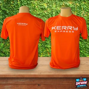 พร้อมส่ง!!!เสื้อสกรีนลายKERRY เนื้อผ้ากีฬา ผ้านุ่ม ลื่น สวมใส่สบาย เรียบไม่ต้องรีด แห้งไว ระบายอากาศได้ดีเยี่ยม
