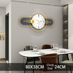Fashion Nordic Mute Hot Sale Wall Clock Home Living Room Simple Modern Minimalist Atmosphere Creative Art Quartz Clock