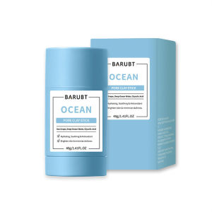 Thanh Lăn Mask Đất Sét BARUBT 40g Dạng Bùn Làm Sạch Sâu Mặt Nạ Bùn Lăn Giảm Mụn Đầu Đen Giảm Nhờn Sáng Mịn Da TIDO TI DO