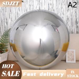 SDJZT 4D Sphere 32 inch kim loại hiệu ứng gương trang trí bóng cho lễ kỷ niệm và trang trí bên làm đầy với Helium có thể nổi