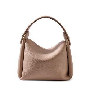 Hoàng Gia Bagger Top-Túi xách cầm tay cho phụ nữ da bò thật Túi xách nữ xu hướng thời trang một bên vai Túi đeo chéo 2166