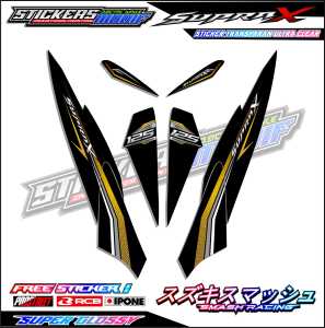 STRIPING VARIASI HONDA SUPRA X 125 / STICKER LIST MOTOR HONDA SUPRA X 125