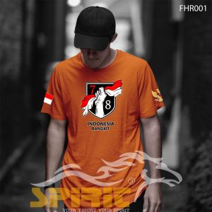 BAJU KAOS 17 AGUSTUS 1945 HUT RI YANG KE 78 INDONESIA ERDEKA TERBARU ALL COLOUR PRIA/WANITA