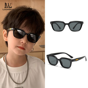 LouisWill Fashion Kids Sunglasses Polarized Sunglasses Square Frame Sunglasses UV400 Sunglasses Traveling Cycling Hiking Riding Running Glasses