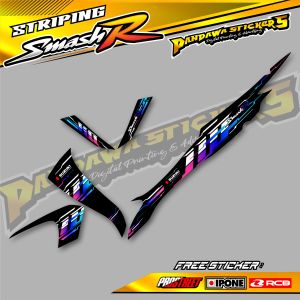 STRIPING MOTOR SUZUKI SMASH R VIETNAM STYLE/ STICKER LIST MOTOR SUZUKI SMASH R
