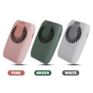 Huife Portable Outdoor Waist Fan Mini Hanging Neck Fan USB Charging