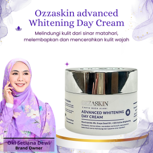 OZZASKIN WHITENING DAY CREAM Skincare Oki Setiana Dewi Mencerahkan dan Melindungi dari Sinar UV