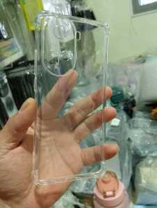 Case Oppo Reno 11 5G Silikon Clear Anti Crack Ring Standing Hp Soft Casing Handphone