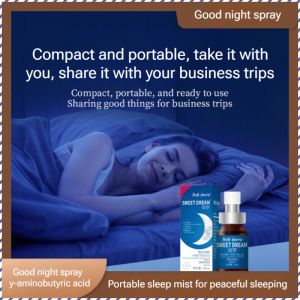 Good Night Spray Portable Selection of Ingredients Sleep Spray Natural Fall Asleep Soothing Flavor