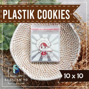 Plastik Cookies 10x10 cm – Plastik Kue Motif Lucu Kemasan Camilan Roti Kue Kering Souvenir & Hampers
