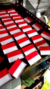 pin bendera peniti stenless