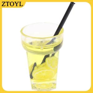 ZTOYL  Cốc uống nước tỷ lệ 1:12 cho nhà Búp bê đồ chơi thu nhỏ phụ kiện nhà bếp thực phẩm