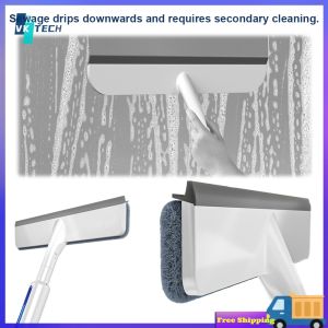 [ VKTECH ] Handheld 2-in-1 Water Spray Glass Wiper for Home and Vehicle Glass Cleaning with Refill Bottle
