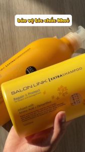 (Chính hãng) Dầu Gội Xả Kumano Salonlink Hỗ Trợ Phục Hồi Tóc Hư Tổn Giảm Xơ và Rụng Tóc 1000ml