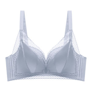 Genuine Japanese Milk Cotton Second Generation Underwear Womens Wireless Push up Breast Holding Adjustable Anti-Slide Bra Patent ☺1130