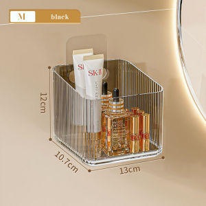 Toilet Lipstick Makeup Storage Cosmetics hanging basket Wall-Mounted Rack Bathroom Organizer