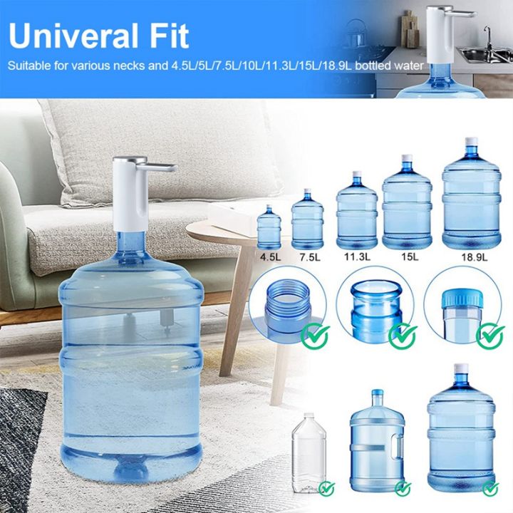 Electric Water Gallon Pump Foldable Automatic Water D…
