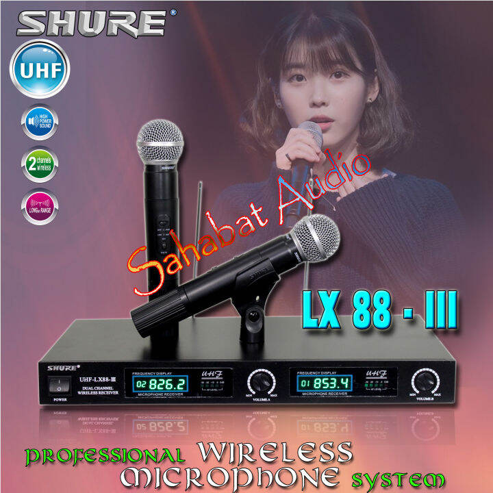 Mic Wireless LX 88III Professional Microphone Wireless LX 88 III