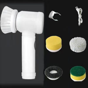 แปรงทำความสะอาด แปรงทำความสะอาดไฟฟ้า แปรงทำความสะอาดอัจฉะริยะ น้ำหนักเบา แปรงขัดไฟฟ้า 8IN1 พร้อมส่ง