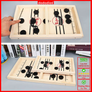 Bộ Cờ Búng Bàn Đấu Ice Hockey Bằng Gỗ - Chọn Size - Foosball Winner Sling Puck - Bắn Bi Gỗ Xuyên Lỗ Chính Hãng dododios