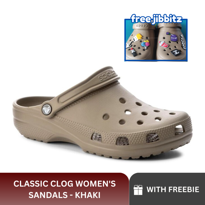 brown color crocs