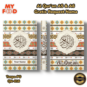 Gratis Custom Nama Al Quran Hardcover A5 A6 Latin Terjemah Perkata Khat Itsmani Terlengkap