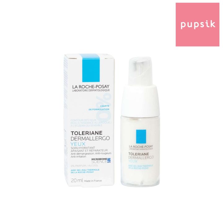 La RochePosay Toleriane Dermallergo Eye Cream, 20ml (Exp 10/26) Made in France Lazada Singapore